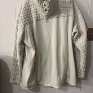 Columbia Quilted Cream Pullover
